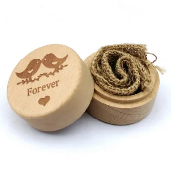 Ring Box Jewelry Box High Quality Wooden and Environmentally Friendly Wood Storage Box Customized Logo Multifunction CLASSIC