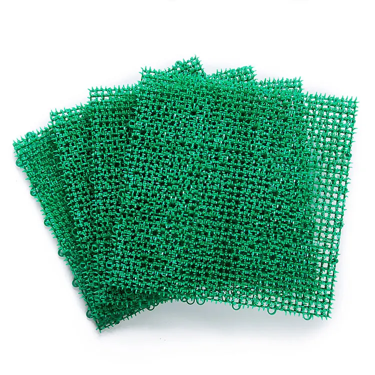
Eco-friendly high quality balcony entrance interlocking artificial grass mat 