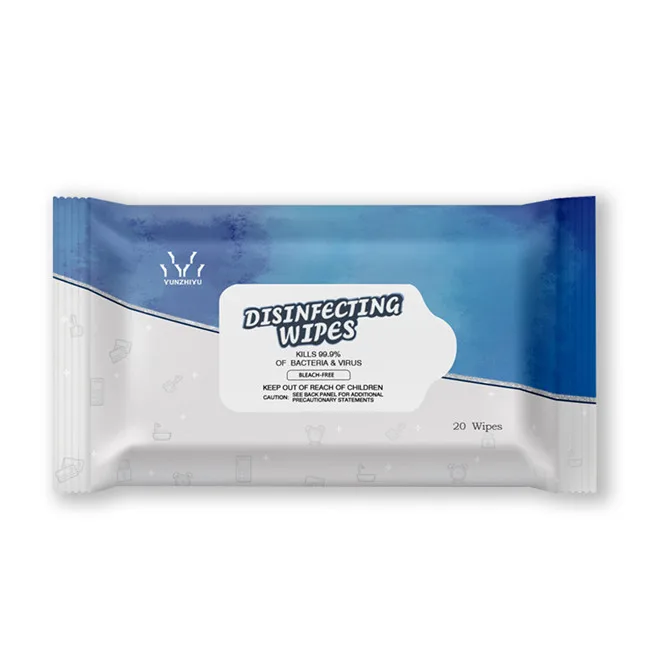 
Private label outdoor sport instant hand sanitizing wipes yoga wipes disinfectant antibacterial wipes 