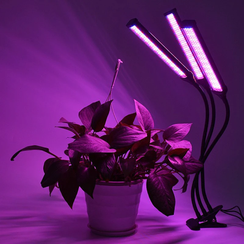Joystar 100W LED Full Spectrum Timing Plant Growth Light High Indoor Lighting Reverse Folding Support Landscape Seedling White