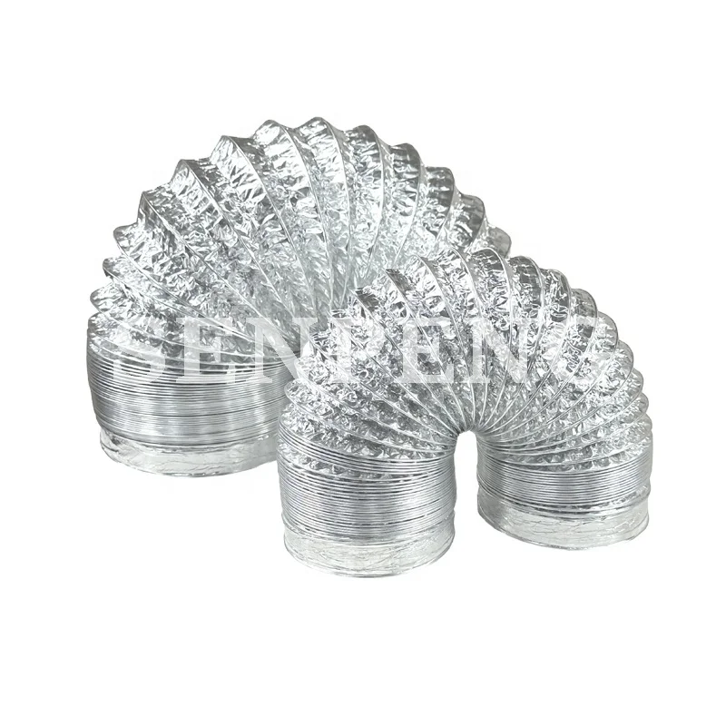 Single/Double Layer(s) Aluminum Foil Ventilation Flexible Air Duct