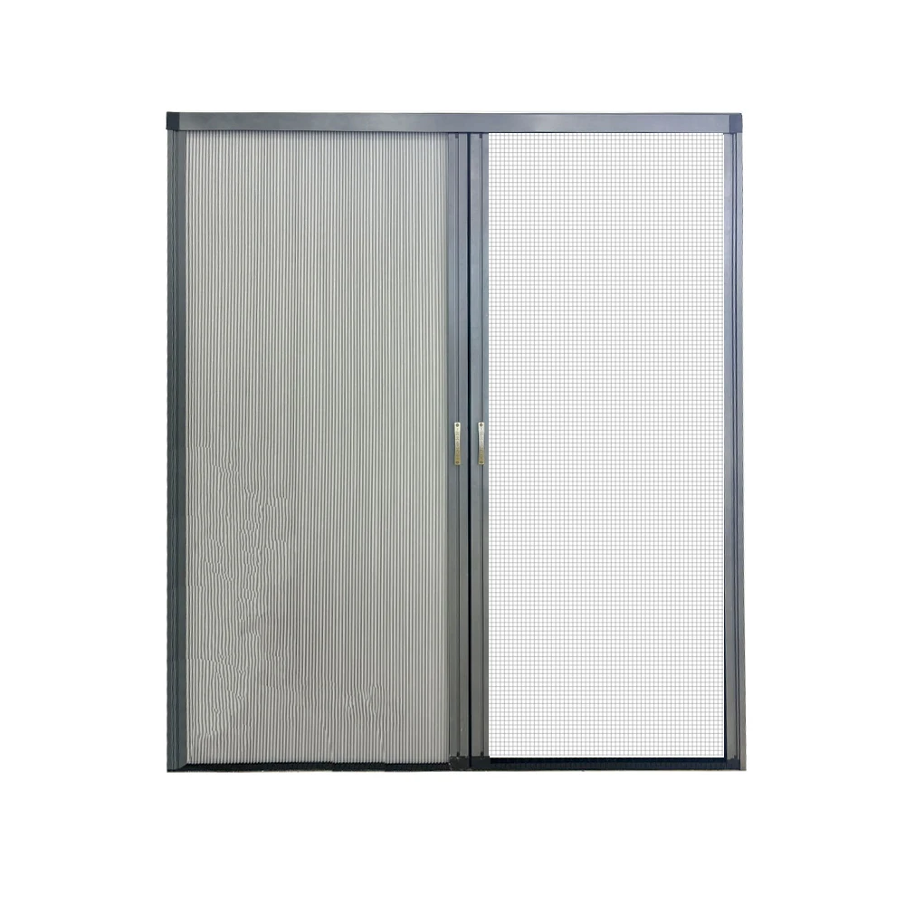 Anti Mosquito Retractable Pleated Insect Fly Screen Folding Screen Anti Mosquito Sliding Door Screen