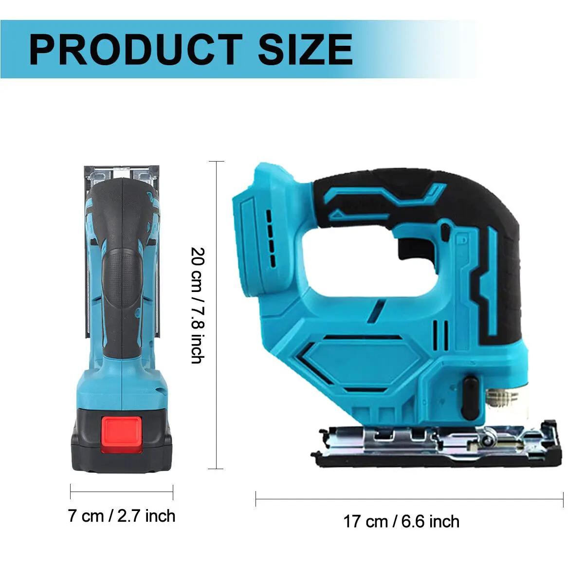 Lumberjack 21V Cordless Jigsaw Power Saws with 2x Lithium Batteries & Charger Wide Tool Range