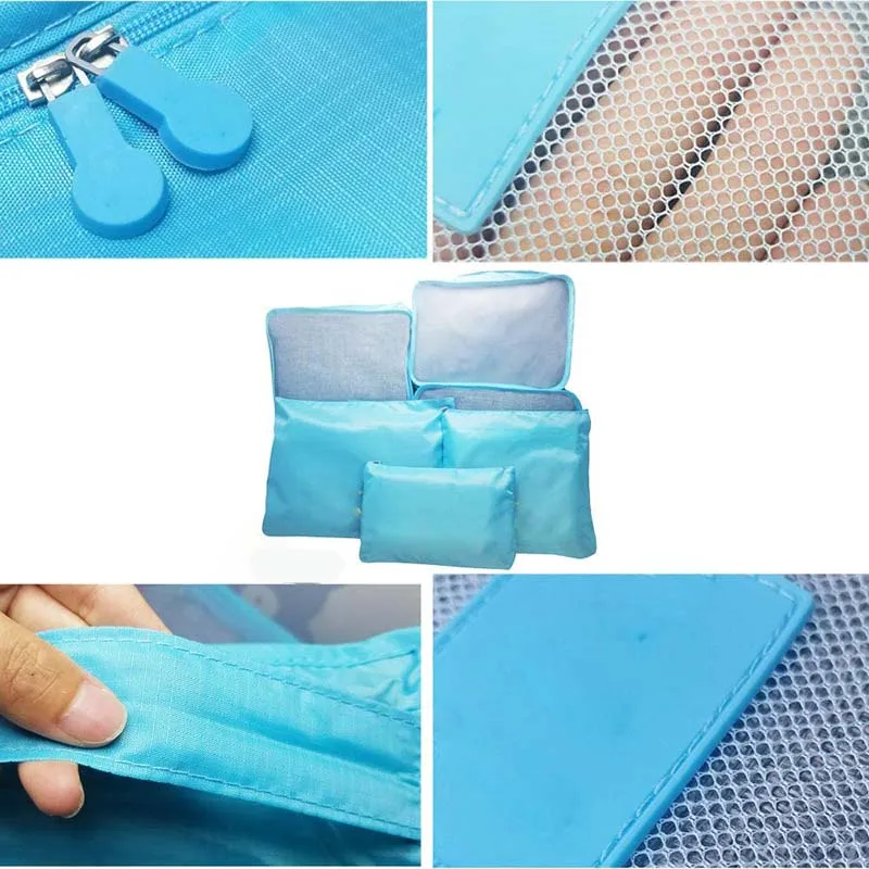 Luggage Packing Organization Cubes Packing Cubes Organizer Bags 6 Set Travel Packing Cubes Luggage Organizers With Shoe Bag