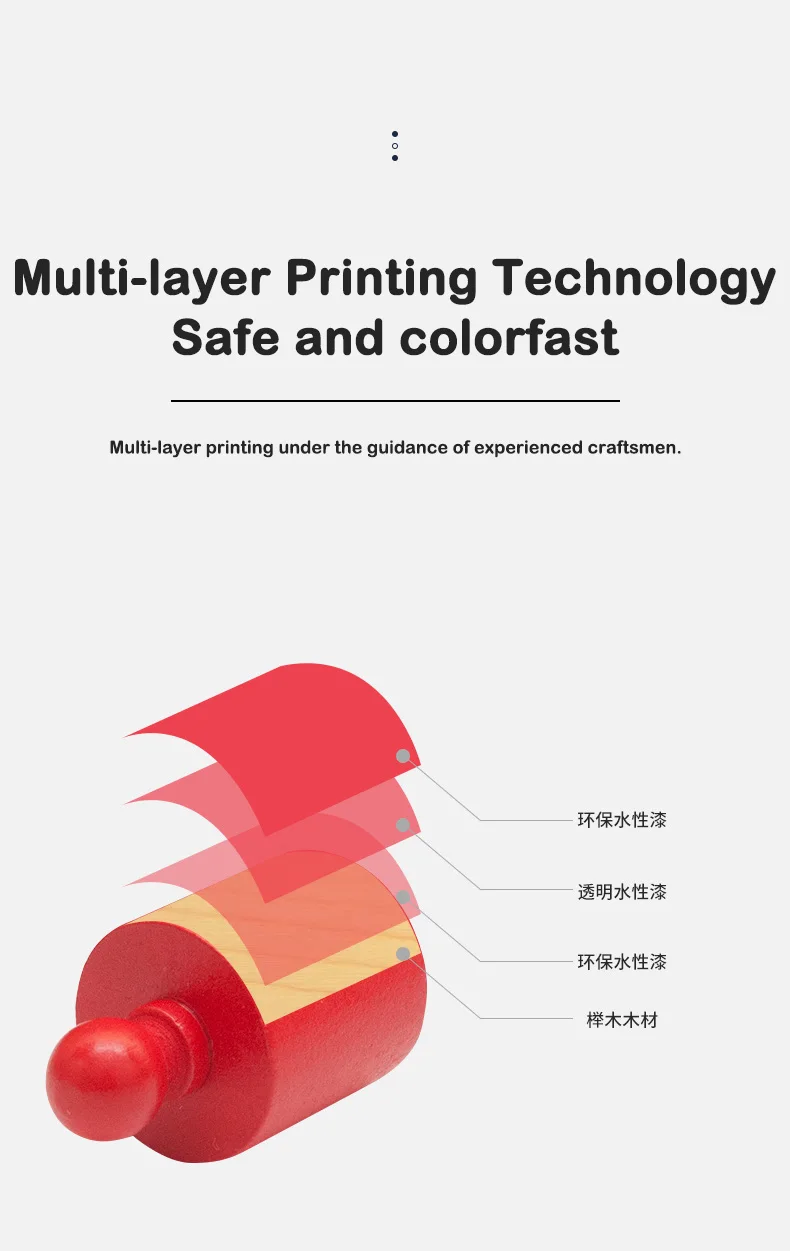 Colorful Wooden Socket Blocks Creative DIY Educational Grasp Cylinder Toy Modern Construction Cube Sets with Animal Themes