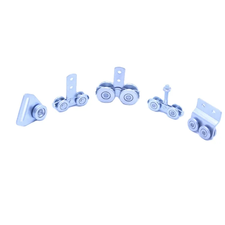 Нейлоновый стальной оцинкованный 4 стороны колес рулонные шторы с монтажными отверстиями