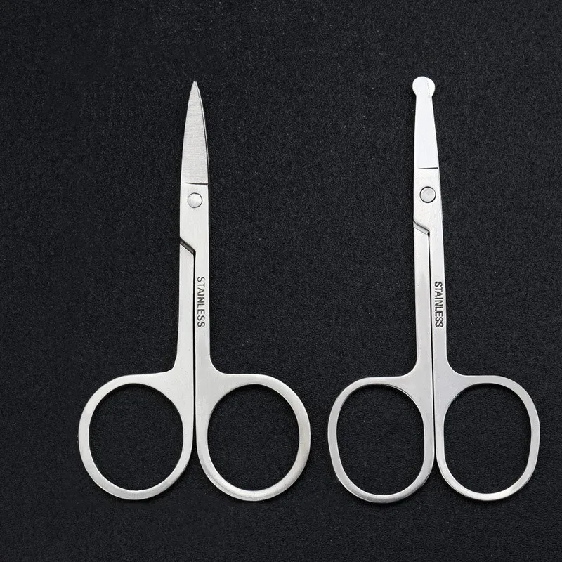 Hot Sell Sharp Straight Blade Stainless Steel Cuticle Scissors Eyelash Eyelbrow Manicure Scissors Nail Scissors