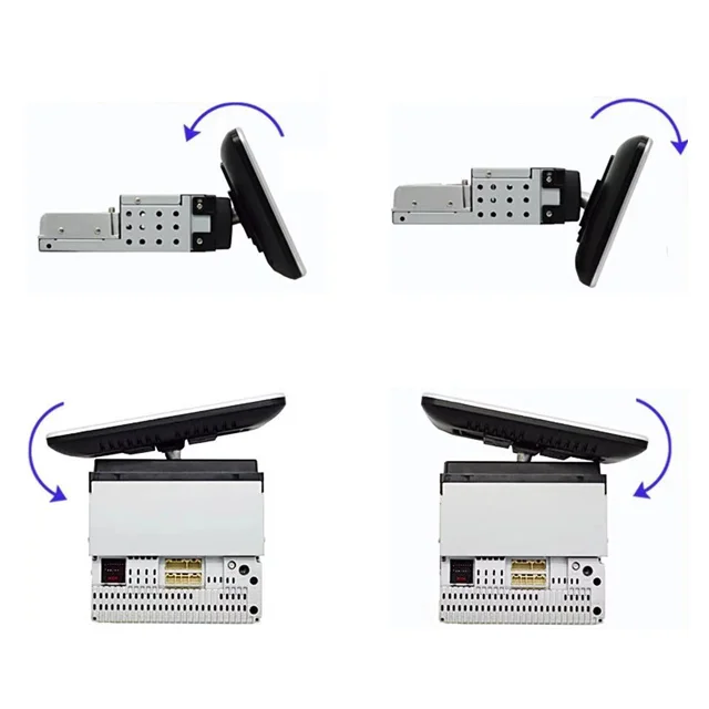 9 дюймов Автомобильный видео мультимедийное Радио dvd плеер 360 градусов вращающаяся навигация автомобильная электроника 1din android9.1