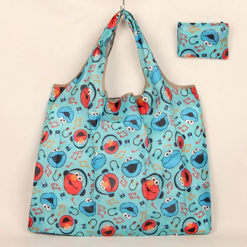 Eco-Friendly Foldable Shopping Bag with Customized Print and Durable Material for Small Quantity Orders