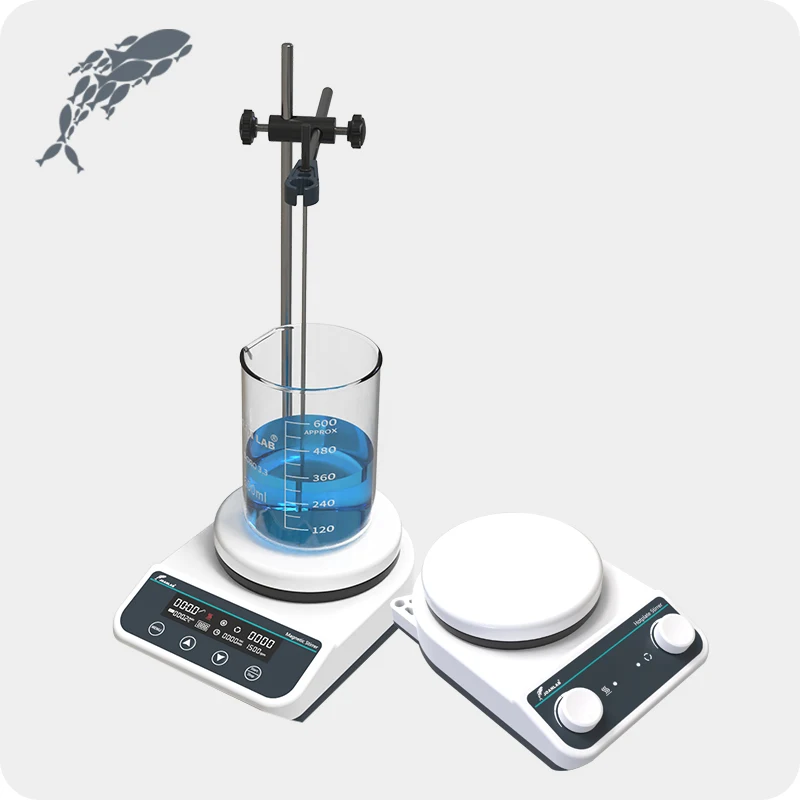 JOAN Lab LED Digital Hotplate Magnetic Stirrer with Ceramic Coated  19x19cm Plate 200-2000RPM