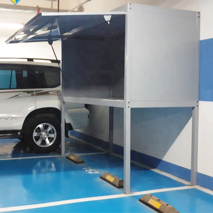 Metal Tool Storage Cabinet With 4-Legged Roof Locker Over Car Bonnet Storage Cabinet Garage Cabinet System