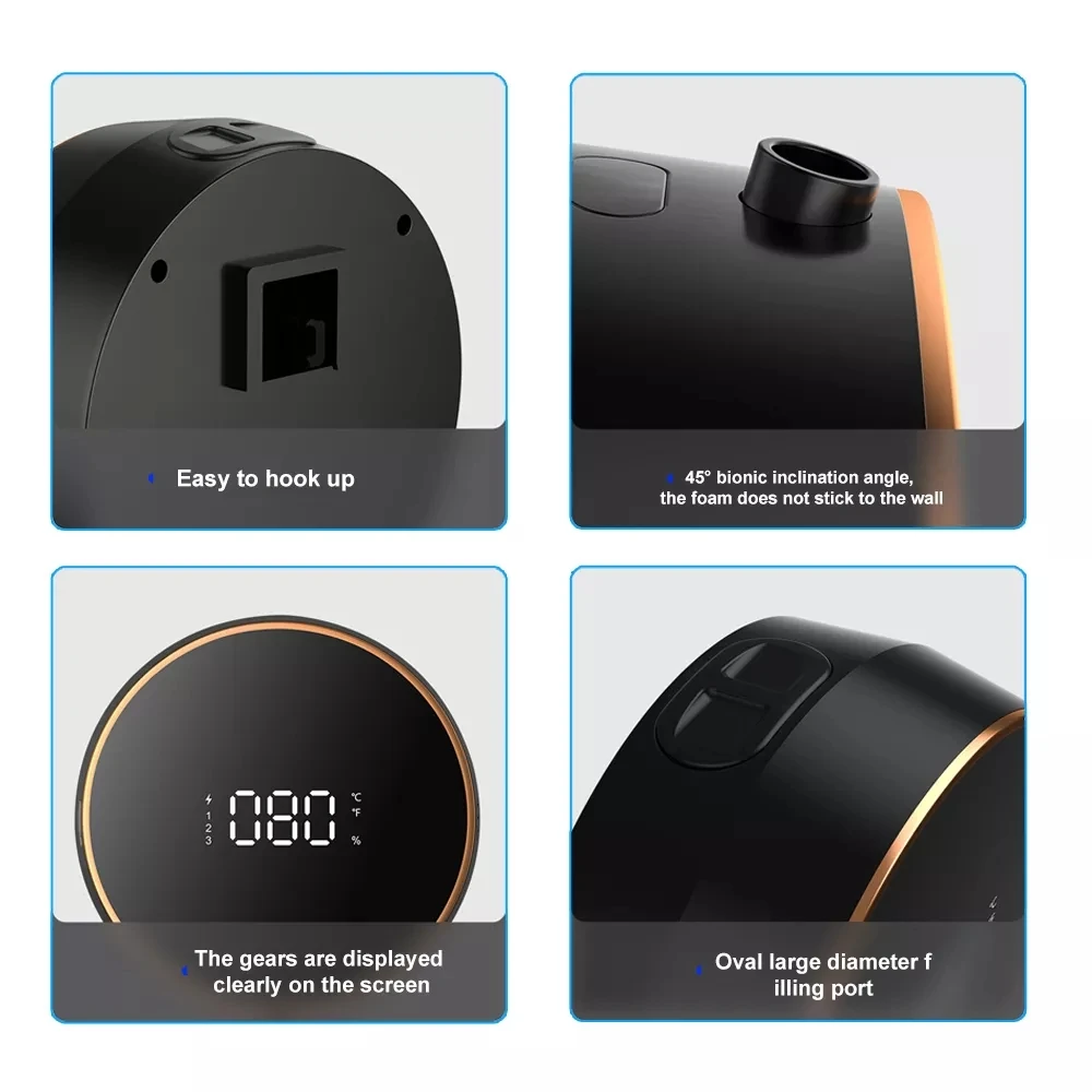 300ml Soap Dispensers Standing Automatic Hand Sanitizer Dispenser Liquid Soap Dispenser in Stock