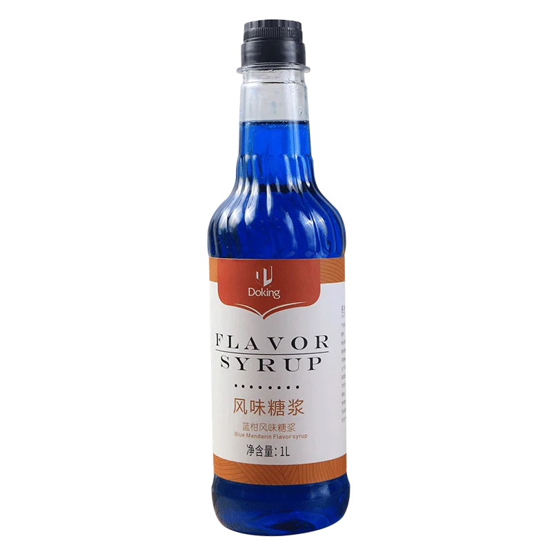 Manufacturer Supply concentrated blue mandarin flavor syrup