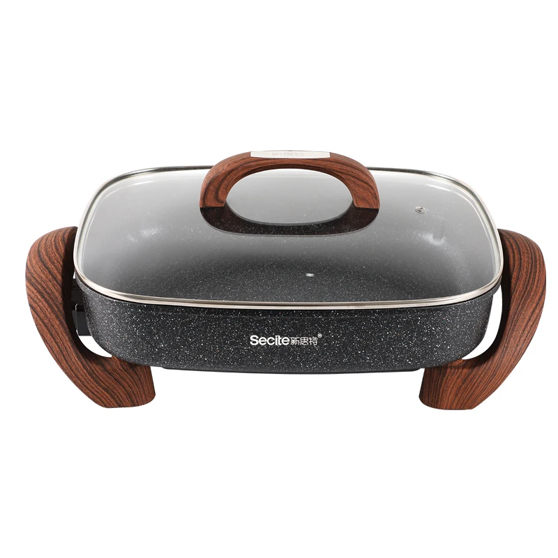 Factory cheap price 40x30cm nonstick multifunction electric cooking pan