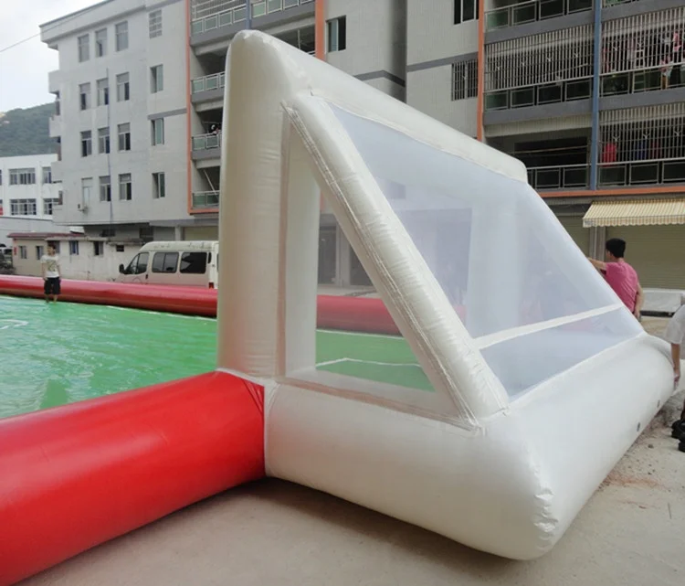 inflatable soapy soccer stadium,air tight football field