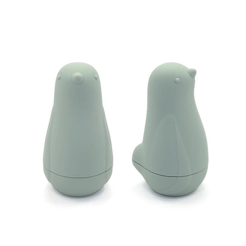 Wosilicone Bird Nesting Doll BPA-free Silicone Stacking Toys for Kids Russian Matryoshka for Boys Girls Birthday Gifts