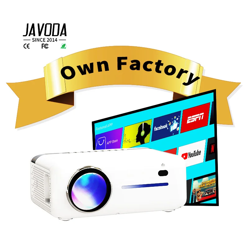 Android 9.0 JAVODA E520H  star  horizon smart  phone mini 4k portable  projectors for home theater