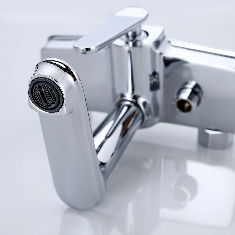 Luxury 3 way shower faucet set Wall Mounted brass Rain Shower Sets hand Shower