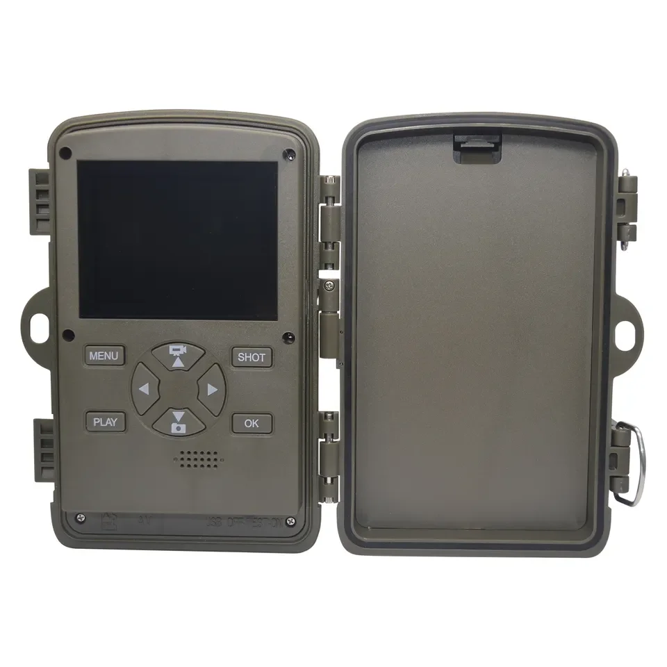 Hot selling Outdoor Arrival Dual Lens IP66 Waterproof 2.4 inch Display 25 Meters 0.2s 20MP 4k Trail Game Thermal Hunting Camera