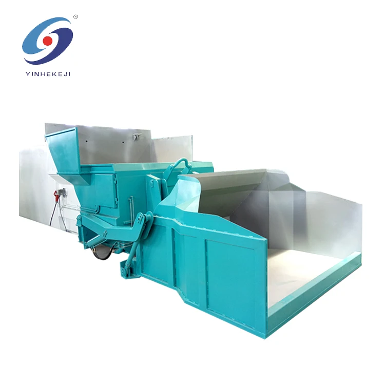 
7.5/5.5 Kw household trash waste compactor container machine 