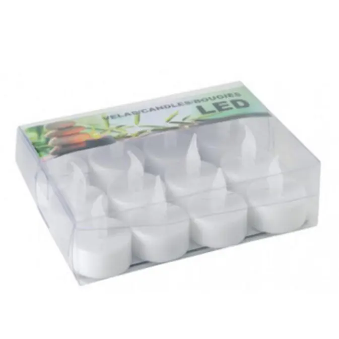 Kanlong Hot Selling Bulk Button Battery Operated Electric Plastic Flameless Xmas Christmas Tealight Candles Mini Led Tea Light