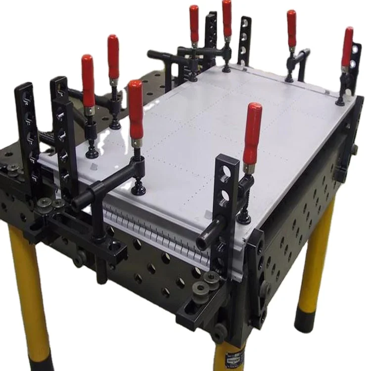 Регулируемая угловая пластина для сварочного стола