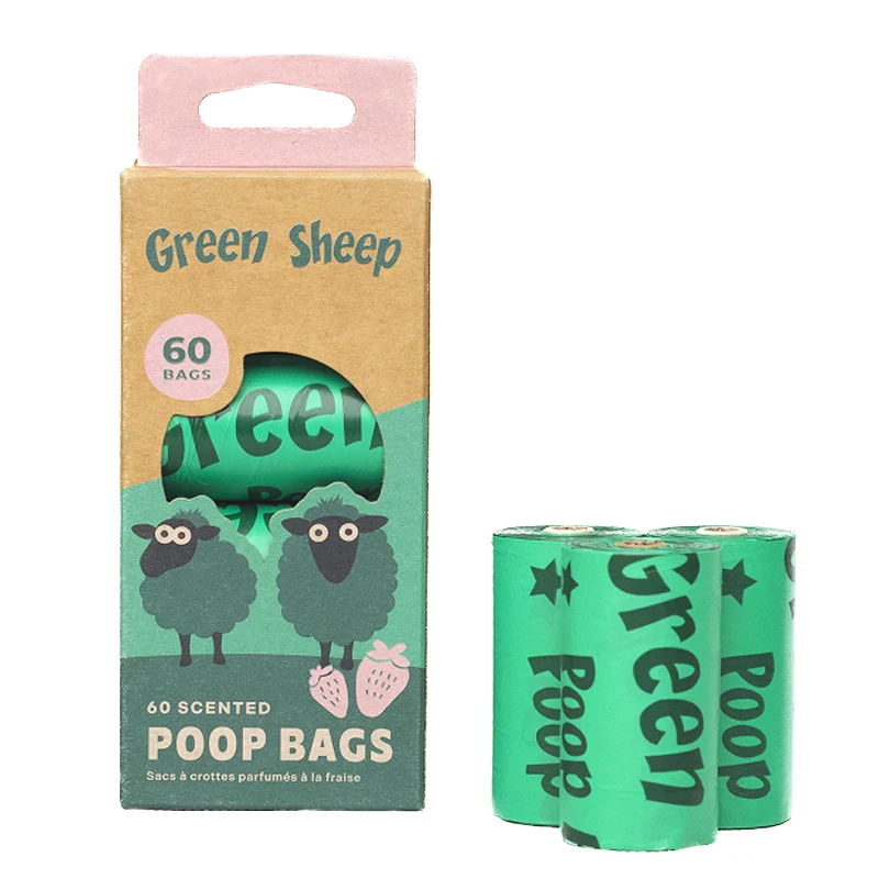 Best Luxury Eco-Friendly Pet Supplies Recycled Plastic Scented Dog Poop Bags Sustainable Environmentally Outdoors