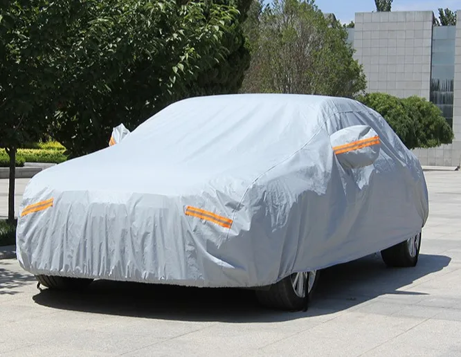 Suitable For Suv/sedan/pickup Truck Full Car Cover Waterproof, Dustproof, Snowproof And Sun Ultraviolet Outdoor S-xxl Silver Car