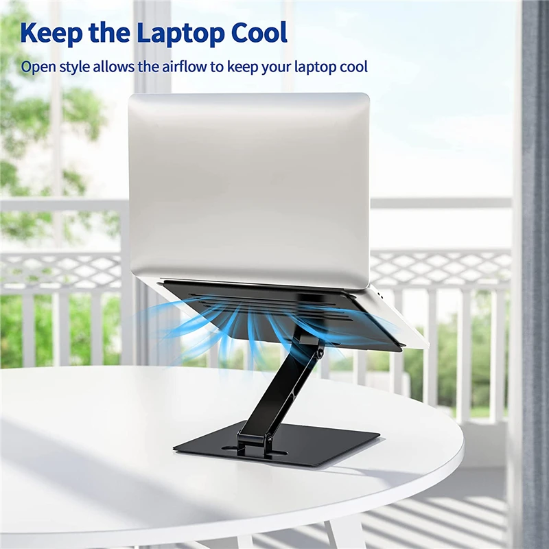 Portable Computer Stand Laptop Holder Riser Portable Adjustable Computer Tablet Stand Aluminum Alloy Foldable Laptop Stand