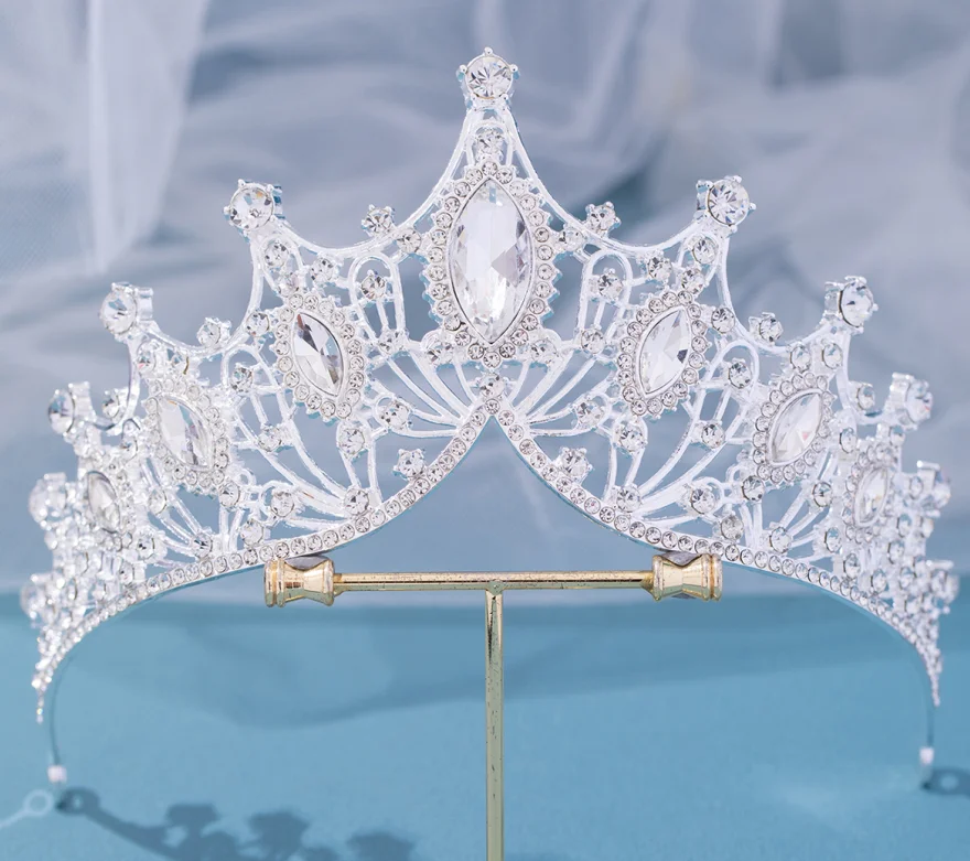 Luxury Charm Creative Wedding High Quality Royal Derby Dinner Jewelry Girls Crown Set