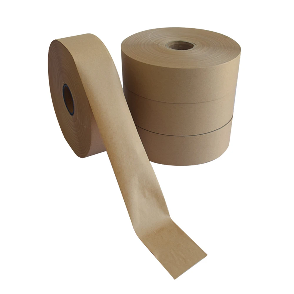 Eco Friendly Degradable Brown Kraft Paper Packing Tape