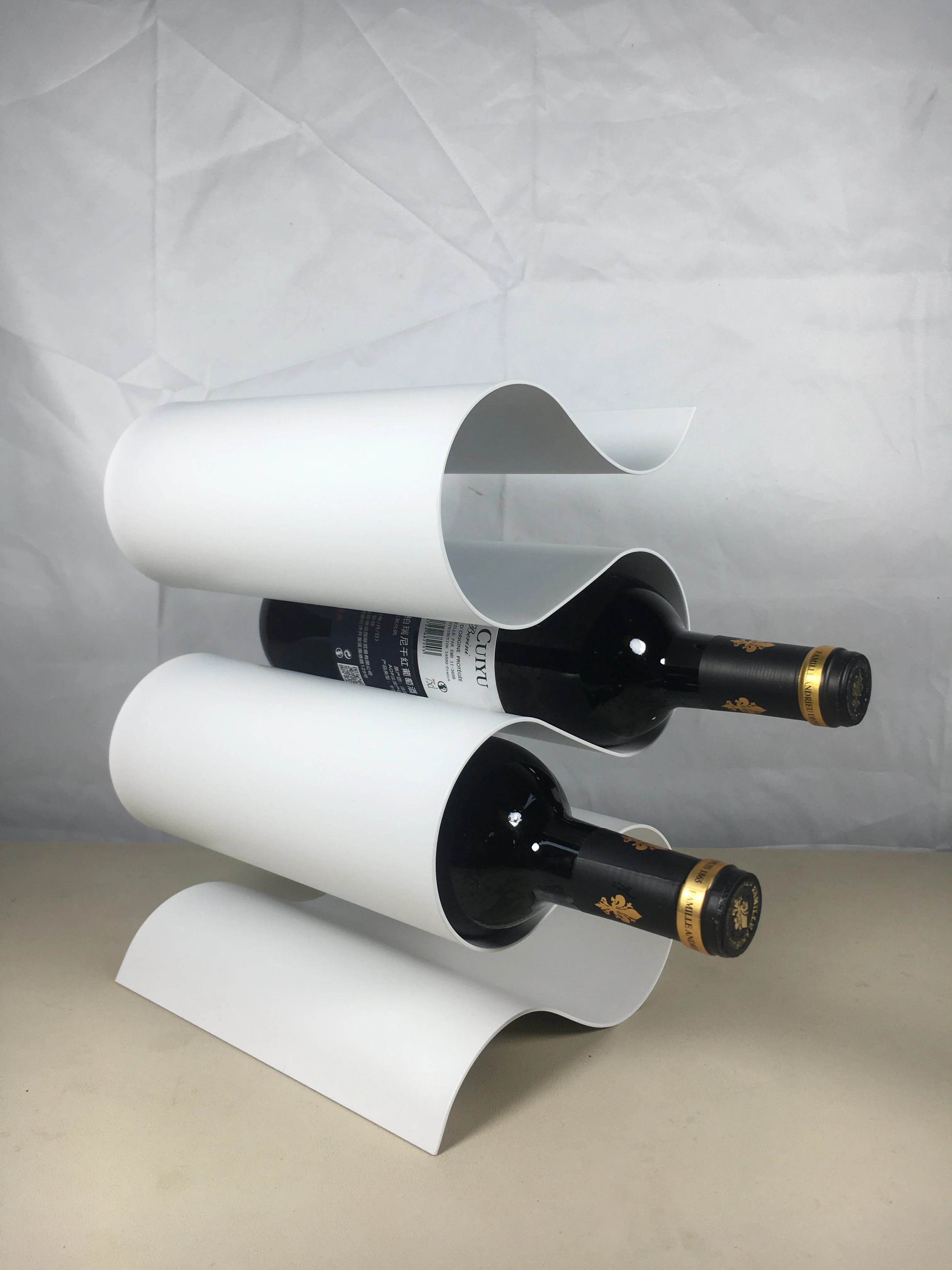 2023 hot sale metal wine holder home decor wine rack display