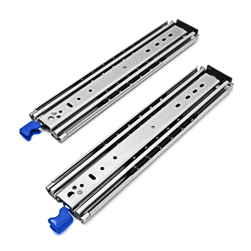 Ball Bearing Drawer Sliders Heavy Duty Slide Full Extension Drawer Slides With Lock Function