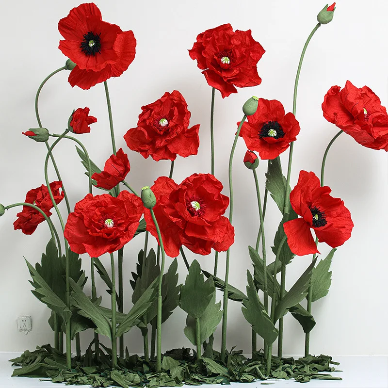 Artificial paper art Yu Meiren wedding road lead stage show window decoration wedding props Narcissus decoration dyed flower