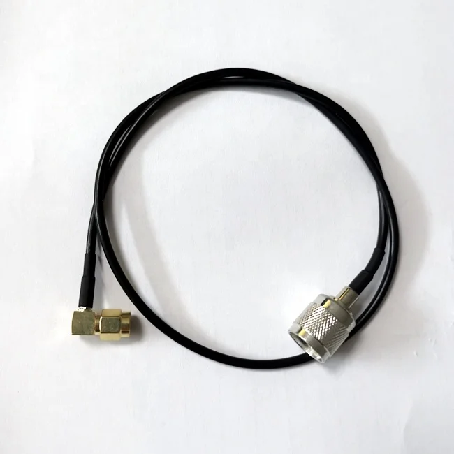 Right Angle SMA Male Plug to TNC Male Plug RF Connector RG174 Cable Assembly Jump Cable