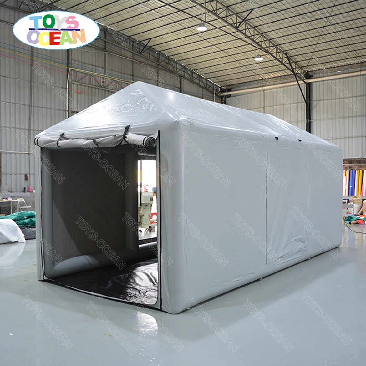 Custom high quality PVC car cover inflatable garage car tent frame structure