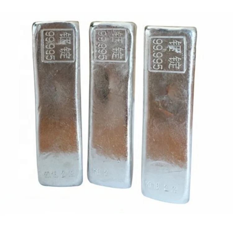 High Purity 99.995% for The Production of a Variety of Alloys CAS 7440-74-6 Metal Indium Ingots