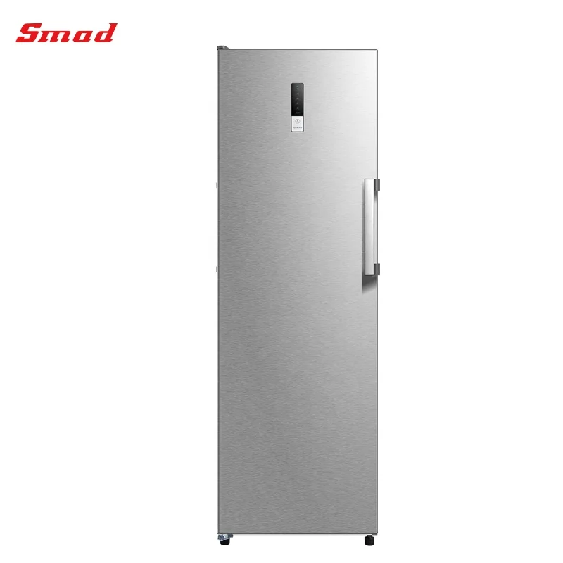 260L no frost vertical upright single door freezer with twist ice maker