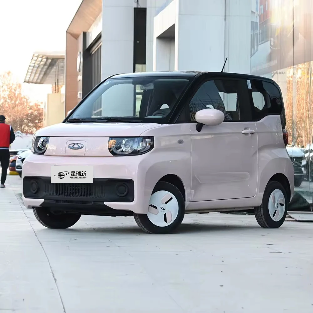Мини-автомобиль Chery QQ Ice EV произведенный в 2023 дешевый Новый энергетический автомобиль от китайского фотоаппарата Электрический тканевый Аккумулятор под заказ темный R12