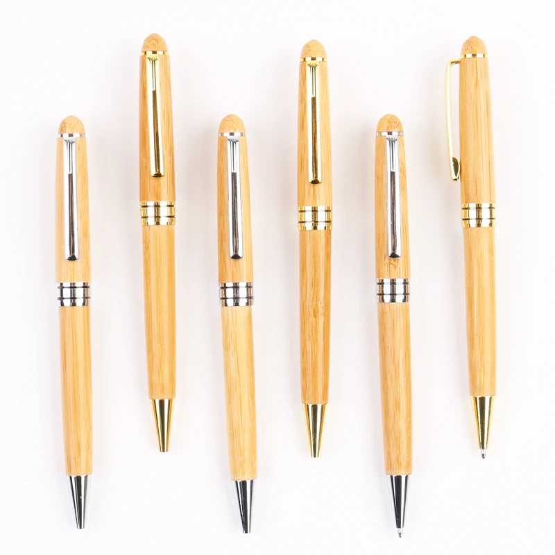Bamboo pen set Bamboo ballpen Stylus pen mechanical pencil ECO promotion gift pens
