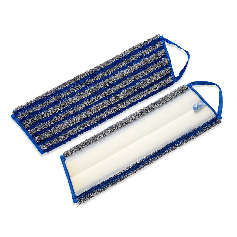 Wholesale Custom Industrial Strong Absorbent Floor cleaning mop Microfiber Trapezoid Scrubbing Twisted Mop Pad Wet Mops