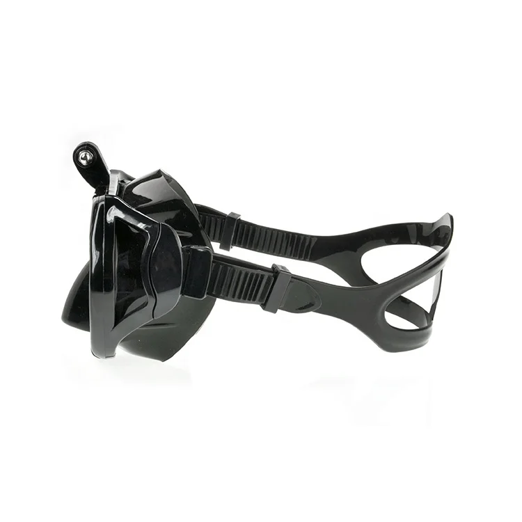 Factory supply motion camera mount free diving big nose scuba mask