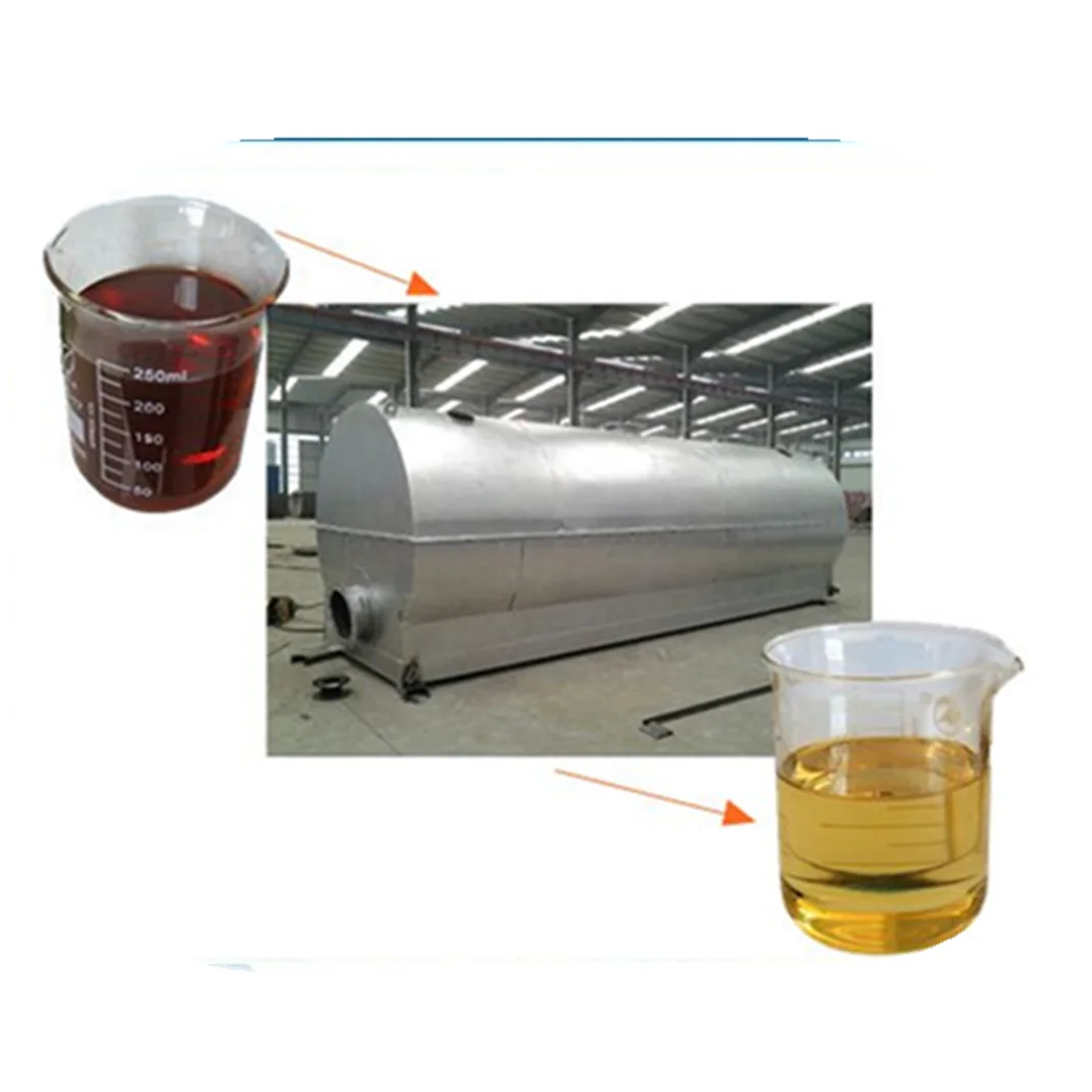 used engine oil refinery distillation plant for diesel fuel base oil