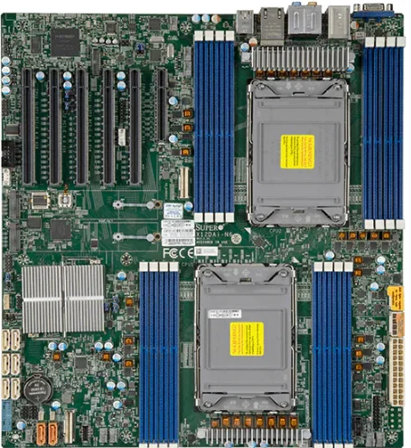 X12DAI-N6 Dual Core Socket LGA-4189 C621A Dual GbE LAN 16 DIMM E-ATX рабочую станцию и Серверная материнская плата