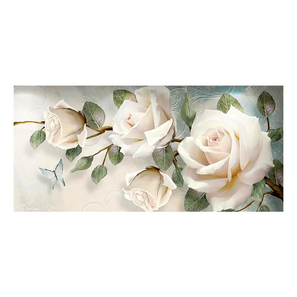 Wholesale DIY 5D diamond painting diamond cross stitch flower home decoration diamond embroidery