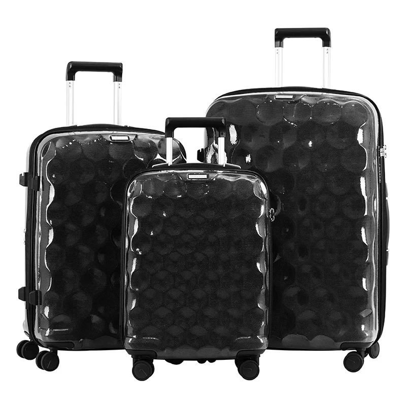 ODM/OEM Factory ABS+PC Travel Suitcases Luggage With 4 Wheels
