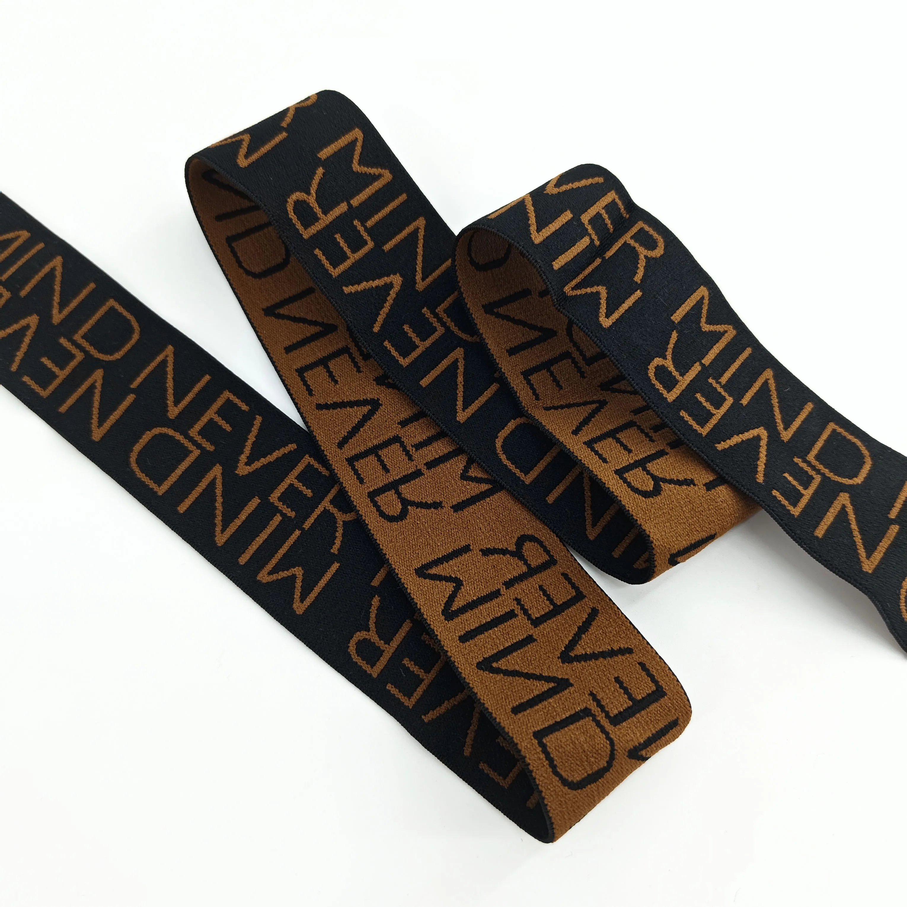 Free sample manufacturer custom slip woven micro low waist elastic embroidery band