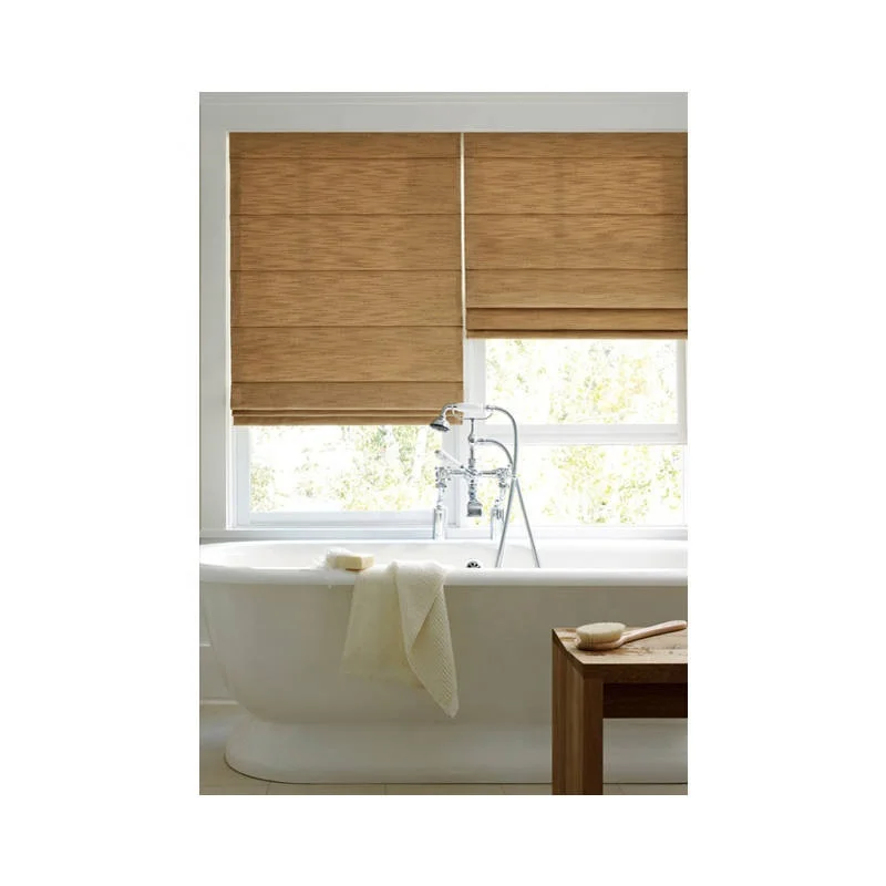 Top Down Bottom Up Remote Control Roman Shades for Windows Roman Blinds Room Shades Fabric Privacy & Light Filtering