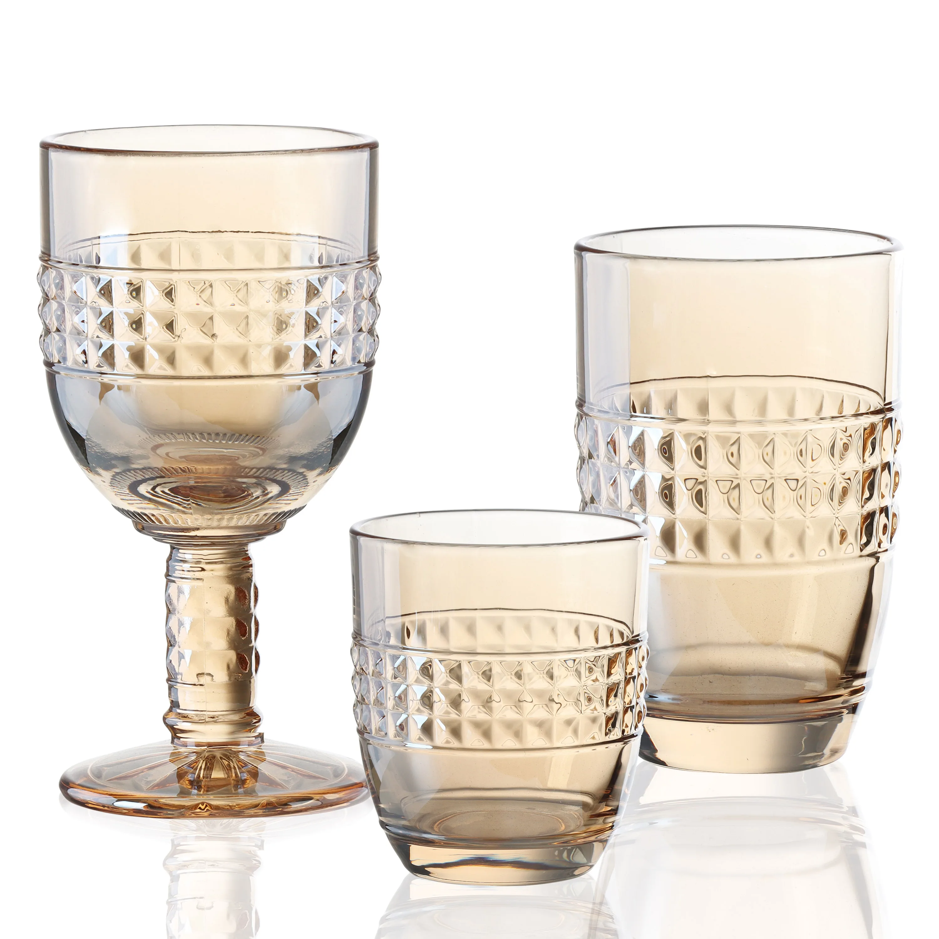 Good Price custom heavy clear crystal wine glass set customized colored  customer warm edge spacer for insulating glass