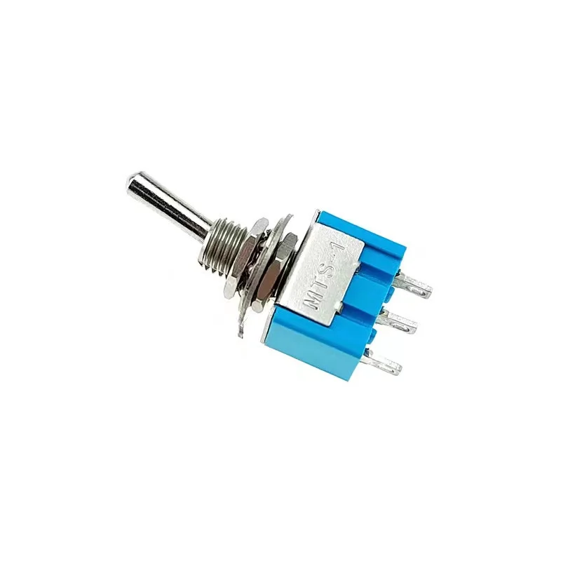 Mts-202 6 Pin Toggle Switch On-on 6a 125vac Mini Toggle Switch Brass